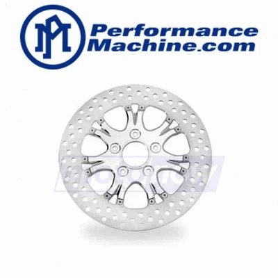 Performance Machine Front Left Heathen Two-Piece Brake Rotor for 2007-2014 ip Foto 1 de 4