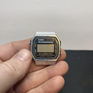 Vintage Casio Men's Digital Illuminator Watch A168 *FOR PARTS OR REPAIR ONLY* - Picture 1 of 6