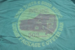 Flora-Bama Lounge Package & Oyster Bar 50th Anniversary T-Shirt L Green - Picture 1 of 6