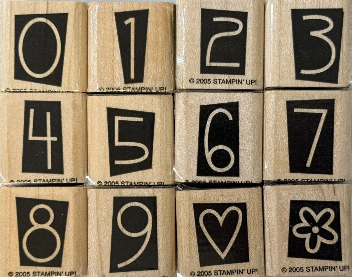 Stampin' Up! Numbers & Letters Craft Stamps for sale - eBay
