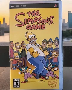The Simpsons Spiel (Sony PSP, 2007) Videospiel komplett CIB - Bild 1 von 3