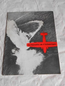 Battle of the Atlantic booklet US war office information issue 1940s french - Picture 1 of 9