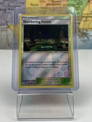 SHIPS SAME DAY Pokemon Card NM/M Slumbering 207/236 Reverse Holo Trainer Stadium - Image 1 of 3