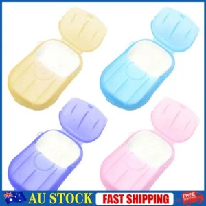 20pcs/Box Disposable Soap Papers Portable Travel Hand Washing Scented Slice - Picture 1 of 6