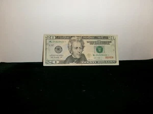 $20 Dollar Bill 2013 Star Note Misaligned Front & Back Errors. Circulated. - Picture 1 of 4