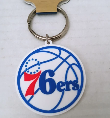 Philadelphia 76ers Key Chain Rubber New With Tag NBA Cover