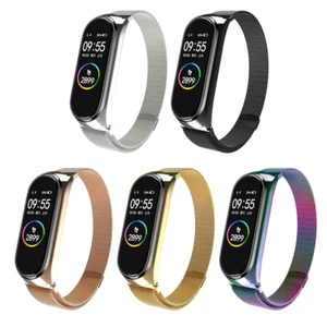 Metal Stainless Steel Magnetic Lock Replacement Bracelet for Xiaomi Miband 3 4 5 6 New - Picture 1 of 22