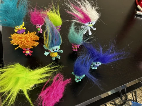 Hasbro DREAMWORKS Trolls Movie Collectible Dolls Figures Toys Lot of 12 Cover