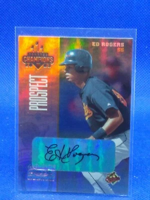 2003 Donruss Champions Signatures /305 Eddie Rogers Ed Rogers #29 Auto - Image 1 of 2