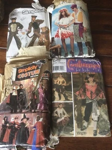 Lot of Vintage Patterns Costumes Halloween - Picture 1 of 2