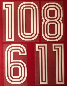 Flock Nummer number número home Trikot jersey shirt Portugal 1984 - Bild 1 von 1
