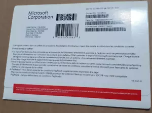 Microsoft Windows 10 Pro 32/64Bit Operating System Builder License DVD French - Picture 1 of 1