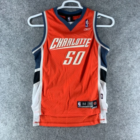Rebook Charlotte Bobcats Emeka Okafor #50 NBA Jersey Youth Medium (10-12) Orange Cover