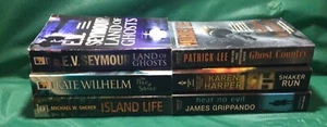 Paperback Book Lot of 6 Fictional Thriller and Suspense Novels - Picture 1 of 4