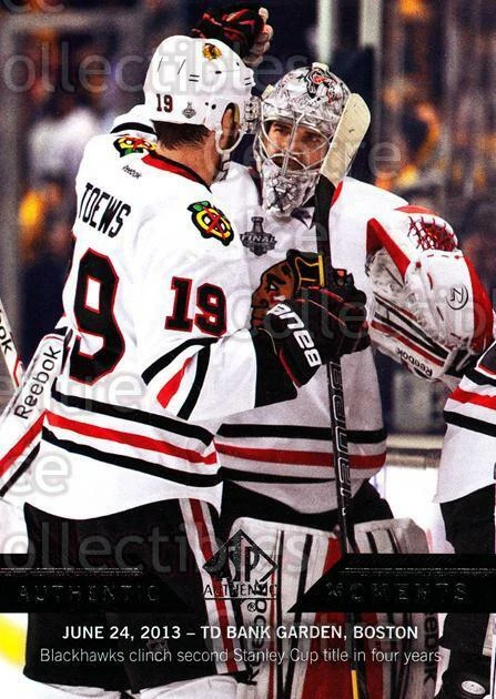 2013-14 Sp Authentic #197 Jonathan Toews, Corey Crawford - Image 1 of 1