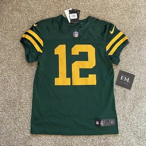 Men’s Size 40 Aaron Rodgers Throwback Green Bay Packers Nike Vapor Elite Jersey - Picture 1 of 8