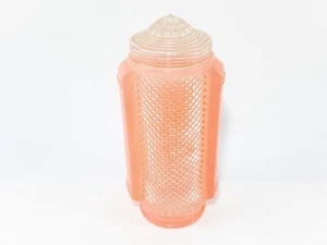 Vintage Torpedo Style, Deco Bullet PINK Glass Lamp Light Shade 9" Very Nice - Picture 1 of 8