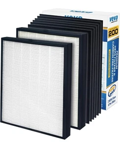 VEVA Premium 2 HEPA Replacement Filter Pack with 6 Activated Carbon Pre Filters - Picture 1 of 1