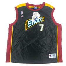Champion Detroit Shock Korie Hlede Wnba Black Red Yellow Jersey Adult 2Xl Nwt