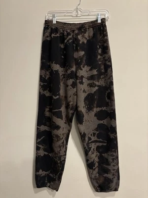 Vintage Hanes Sweatpants Tye Dye Black And Grey Size S/M - Image 1 of 4