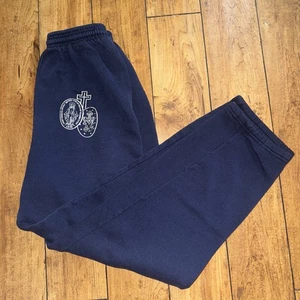 Vintage Soffe Sweatpants Blue Small 30x28 Saint Mary No Pockets - Picture 1 of 6