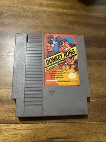 Nintendo Donkey Kong Classics NES NTSC-U/C Game Cartridge Manual Included