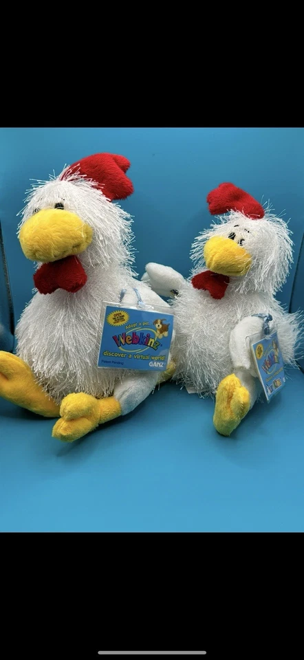 Webkinz Chicken And Lil Kinz Chicken, Both Are Brand New With Unused Codes!! - Image 1 of 1