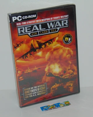 Real War Air Land Sea PC CD-Rom Real Time Strategy New Sealed - Image 1 of 4