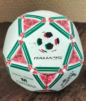 ITALIA 90 Gadget Pallone Miniball in Cuoio - Immagine 1 di 4