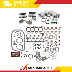 Full Gasket Set Pistons Bearings Fit 89-92 Mitsubishi Eagle 4G63 - Picture 1 of 12