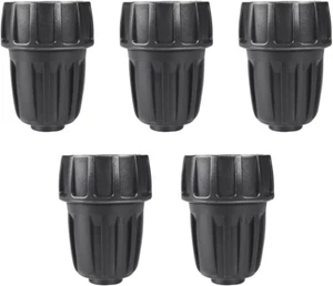 5 Pack 1/2 Inch Drip Irrigation Tubing to Faucet/Garden Hose Adapter, 3/4" GHT t - Picture 1 of 12