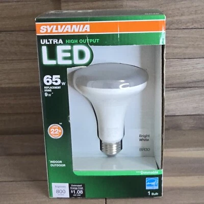 Silvania Ultra High Output LED 65w Bright White BR30 - Image 1 of 4