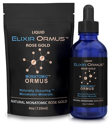 ELIXIR ORMUS ORO ROSA Maná ADN Reparación Monthómico Oro Líquido LUCID DREAM 4 oz Foto 1 de 2