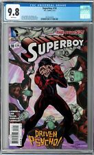 Superboy #18 CGC 9.8 (May 2013, DC) Scott Lobdell story, 1st Third Dr. Psycho