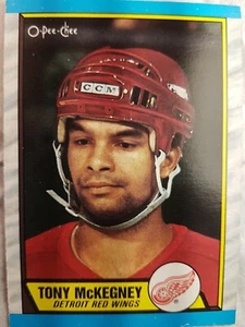 O-Pee-Chee 1989 #4 Tony McCkegney Detroit Red Wings - Imagen 1 de 2