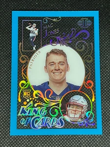 Mac Jones 2021 Illusions Blue King of Cards Rookie RC 177/299 #KC-15 Patriots  - Bild 1 von 2