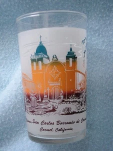 Juice Glass Mission San Carlos Borroméo de Carmelo CA - Picture 1 of 10