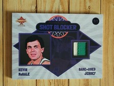 2023 PC Solitaire 2.0 Shot Blocker Kevin McHale Game Used Patch Blue 1/1