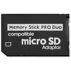 Adaptador Tarjeta de memoria Micro SD SDHC MicroSD a Memory Stick PRO DUO MS PSP
