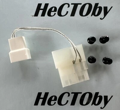 4-Pin Molex Male to 3-Pin/4-Pin PWM USB Sleeved Fan Power Adapter Cable, WHITE - Image 1 of 4