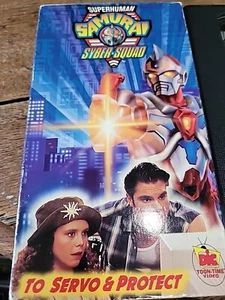 Superhuman Samurai Syber-Squad - A Skorn In Their Side Toon-Time Video 1993 VHS - Picture 1 of 2