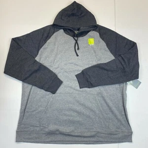 Men's Big & Tall Tek Gear Ultra Soft Fleece Hoodie Sweatshirt - Light Gray - 2XB - Picture 1 of 3