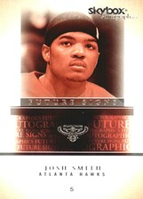 2004-05 SkyBox Autographics Future Signs #15 Josh Smith Atlanta Hawks