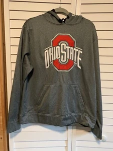 Ohio State Hoodie Sweatshirt Mens Large Buckeyes NCAA Football Kangaroo Pocket - Picture 1 of 7