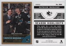 2013-14 Score Season Highlights Gold Patrick Marleau #583