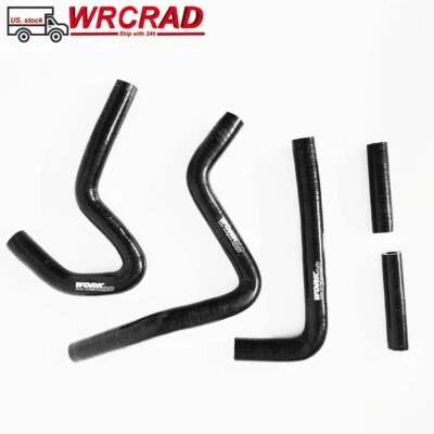 Manguera de refrigerante negra Fit 1994-2004 Kawasaki KX250 KX 250 1995 1996 1997 1998 1999 Foto 1 de 4