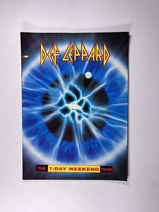Def Leppard Programme The Seven Day Weekend Official Tour Original 1993 - Picture 1 of 13