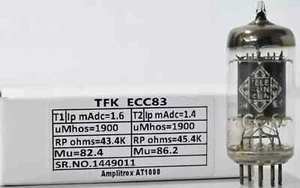 ECC83 Telefunkun Diamond Bottom made In Germany Qty 1Pc - Picture 1 of 13