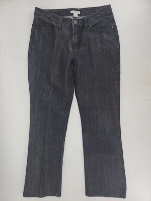 Pantalones de mezclilla rectos Cato negros brillantes para mujer talla 4 Foto 1 de 4