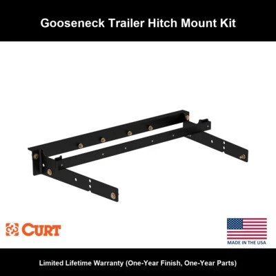 CURT 1988-1999 Chevrolet K1500 All Under-Bed Gooseneck Installation Brackets - Image 1 of 3